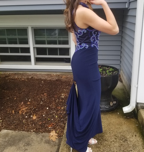 Mermaid Prom/Formal Long Applique Dress - Picture 8 of 8